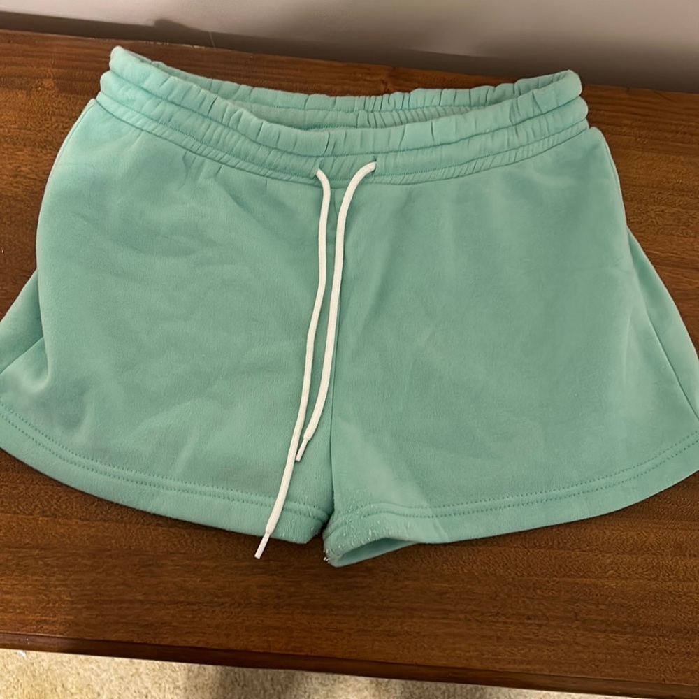 Love Streak sweatpants material shorts
